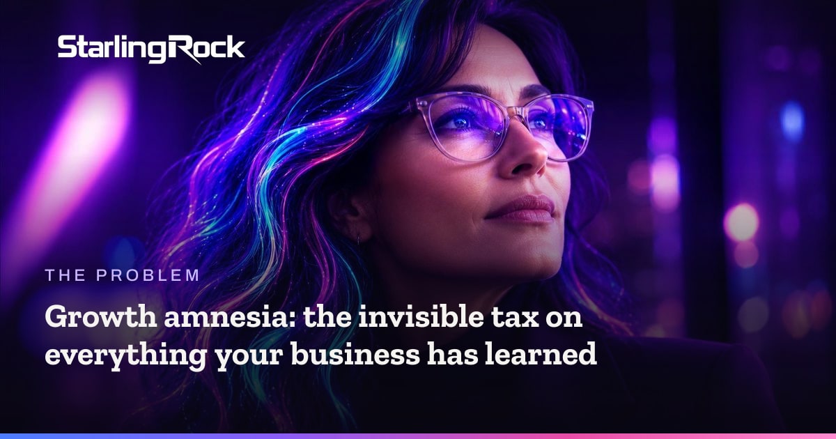 Growth amnesia: the invisible tax on everything your business has learned